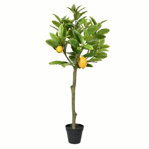 Rosalind Wheeler Artificial Lemon Tree In Pot And Reviews Wayfair 0851